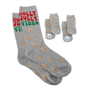 NEW Matching Pet & Owner Sock Set